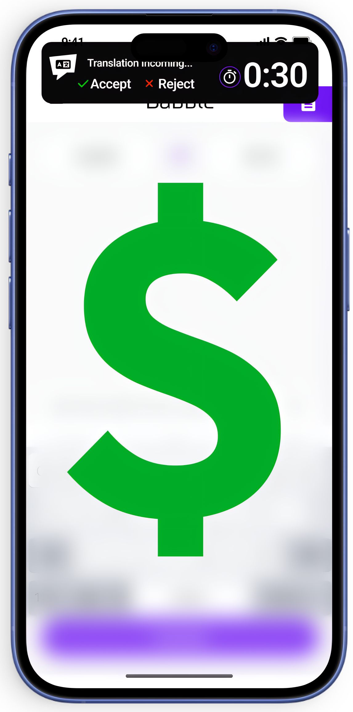 image of translator phone showing translators get paid