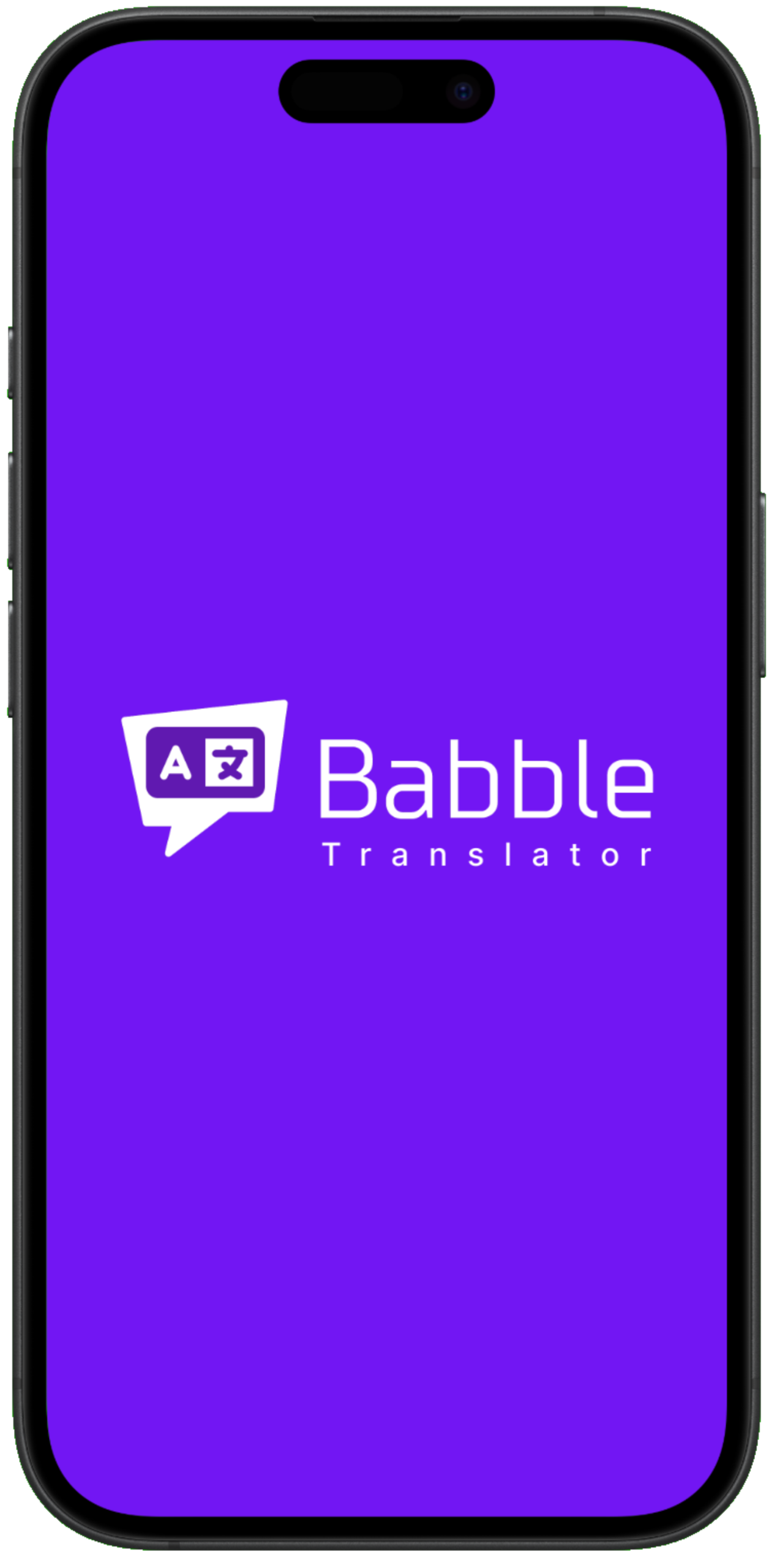 Babble app interface
